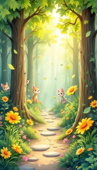 Free Enchanted Forest Path Image - Forest, Magical, Sunbeams | Download ...