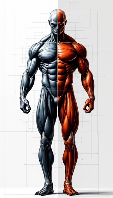 Free Anatomical Strength Revealed Image - Anatomy, Muscles, Fitness ...