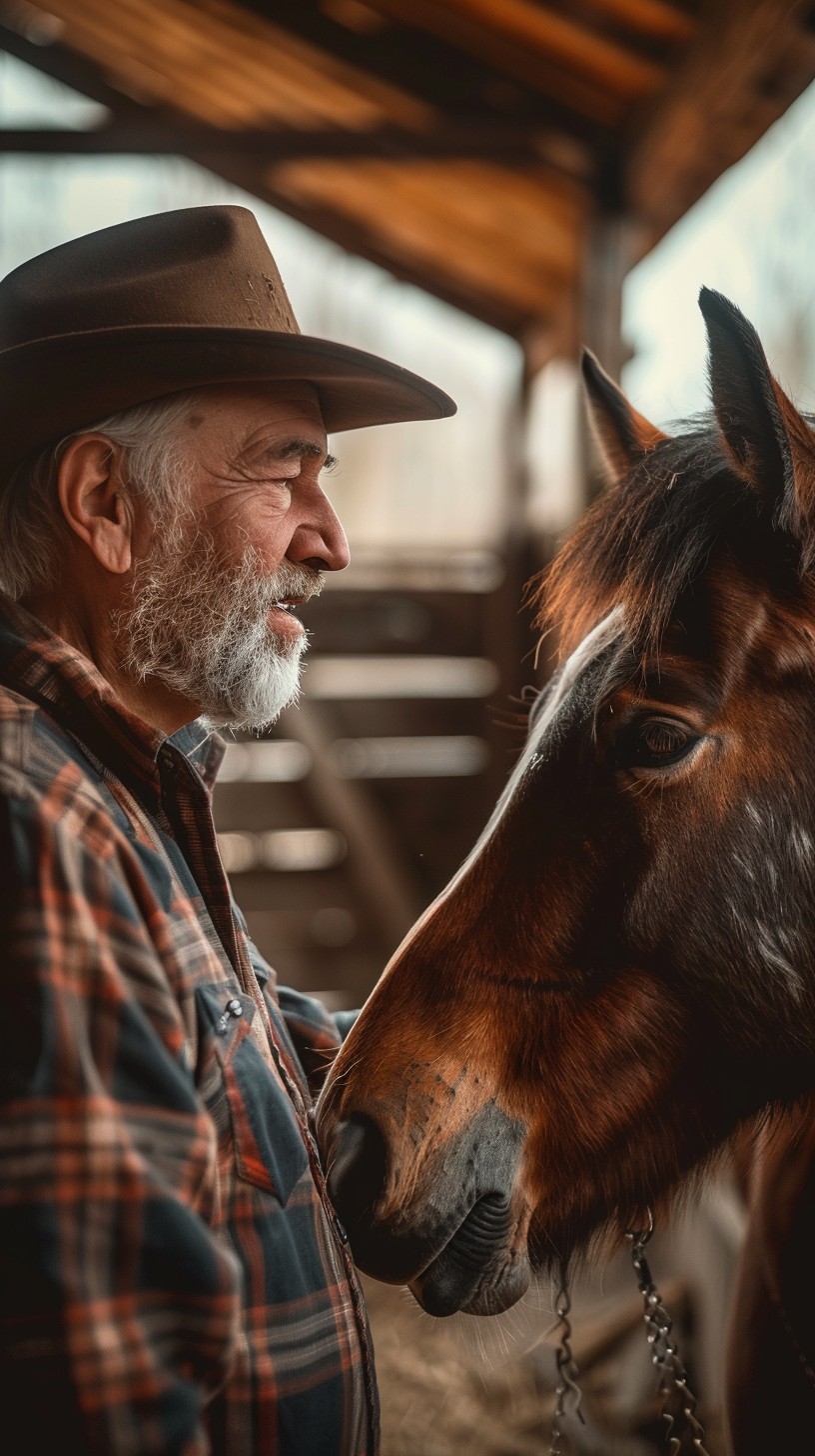 Free Man with Horse Photo - Man, Horse, Stable | Download at StockCake