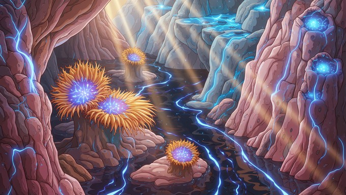 Free Cellular Canyon Landscape Image - Anime, Landscape, Cellular ...