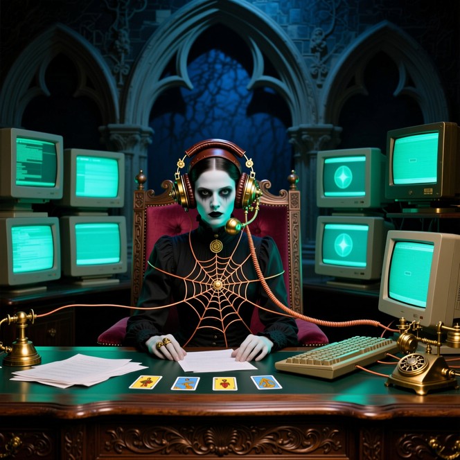 Goth Operator Free Gothic Helpdesk Operator Image - Victorian, Gothic, Helpdesk ...