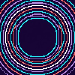 Free Pixel Circle Harmony Image - Pixel, Art, Geometric | Download at ...