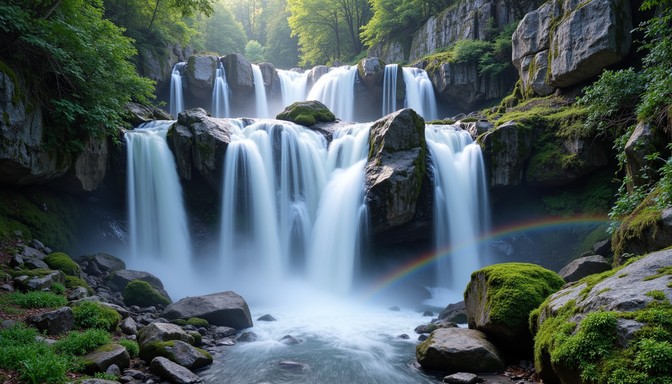Free Prismatic Cascading Wonder Image - Waterfall, Cascade, Nature ...