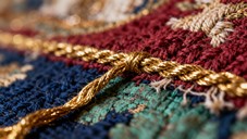 Tapestry Texture Thread Free Golden Thread Tapestry Photo - Tapestry, Thread, Textile ...