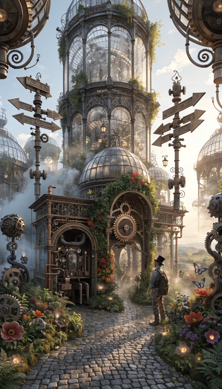 Free Steampunk Botanical Wonder Image - Steampunk, Victorian, Botanical ...