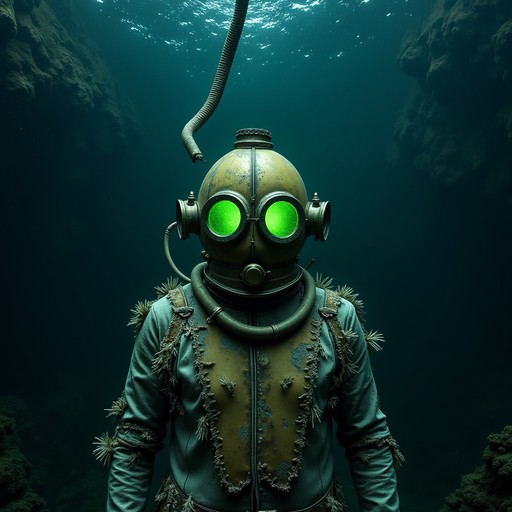 Free Deep Sea Explorer Image - Diver, Underwater, Vintage | Download at ...