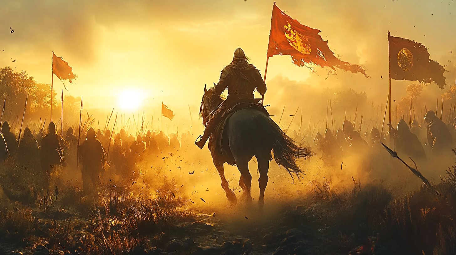 Free Epic battle sunset Image - Battle, Sunset, Warrior | Download at ...