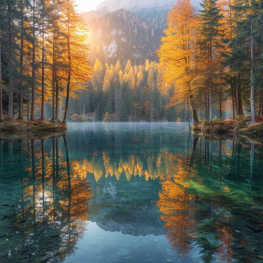 Free Autumn Lake Sunset Image | Download at StockCake