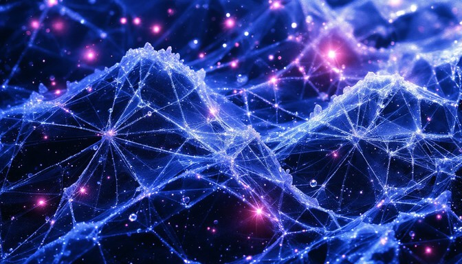 Crystal Network Patterns Free Cosmic Crystal Network Image | Download at StockCake