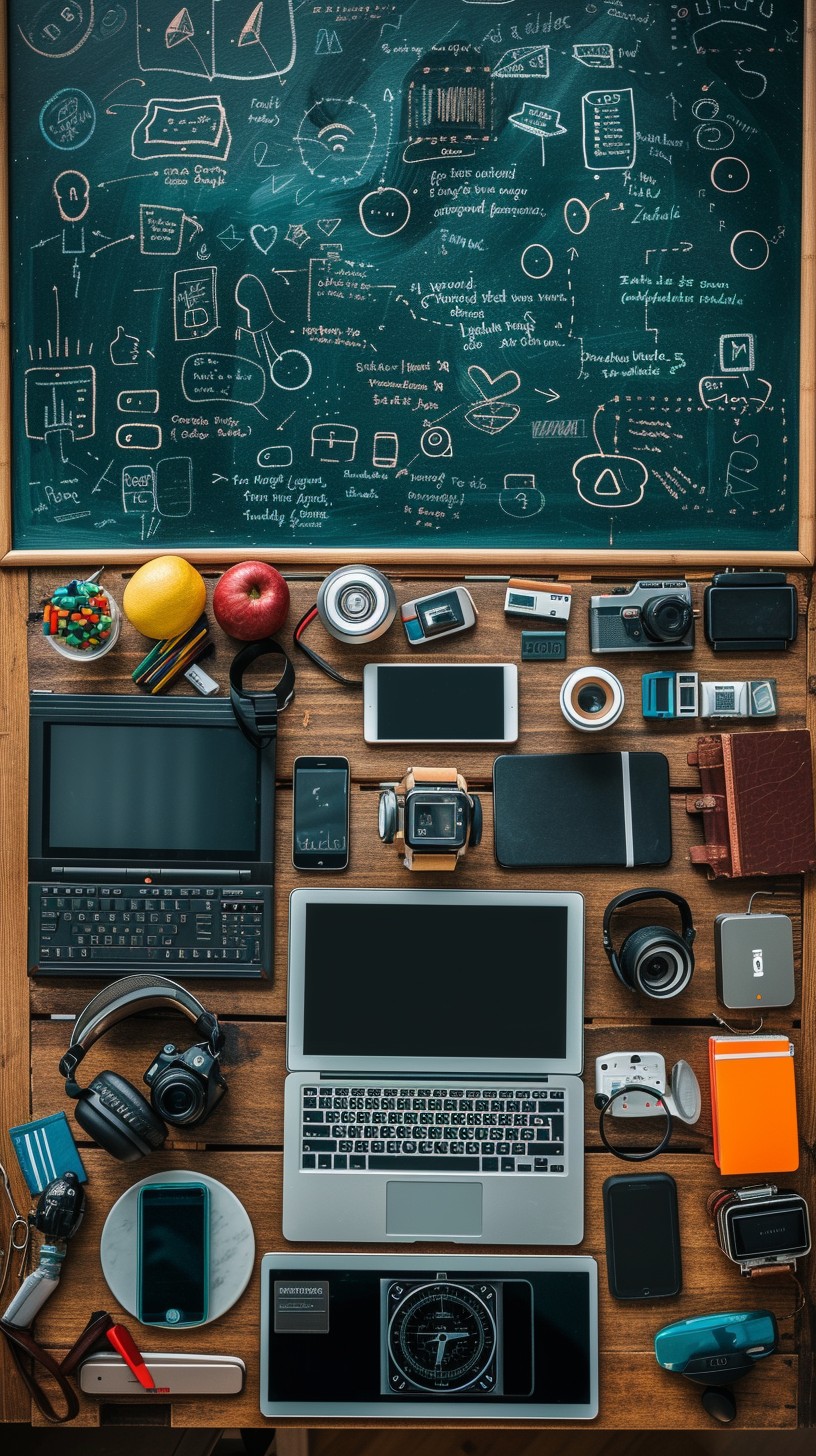 Free Tech Gadget Assortment Image - Technology, Gadgets, Laptop ...