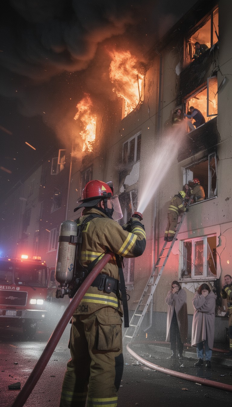 Free Heroic Fire Rescue Image - Firefighter, Fire, Rescue | Download at ...