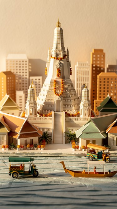 Free Bangkok Paper Temple Image - Origami, Bangkok, Temple | Download ...