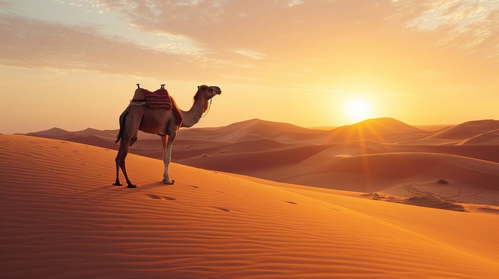 Free Desert Sunset Camel Image - Desert, Sunset, Camel | Download at ...