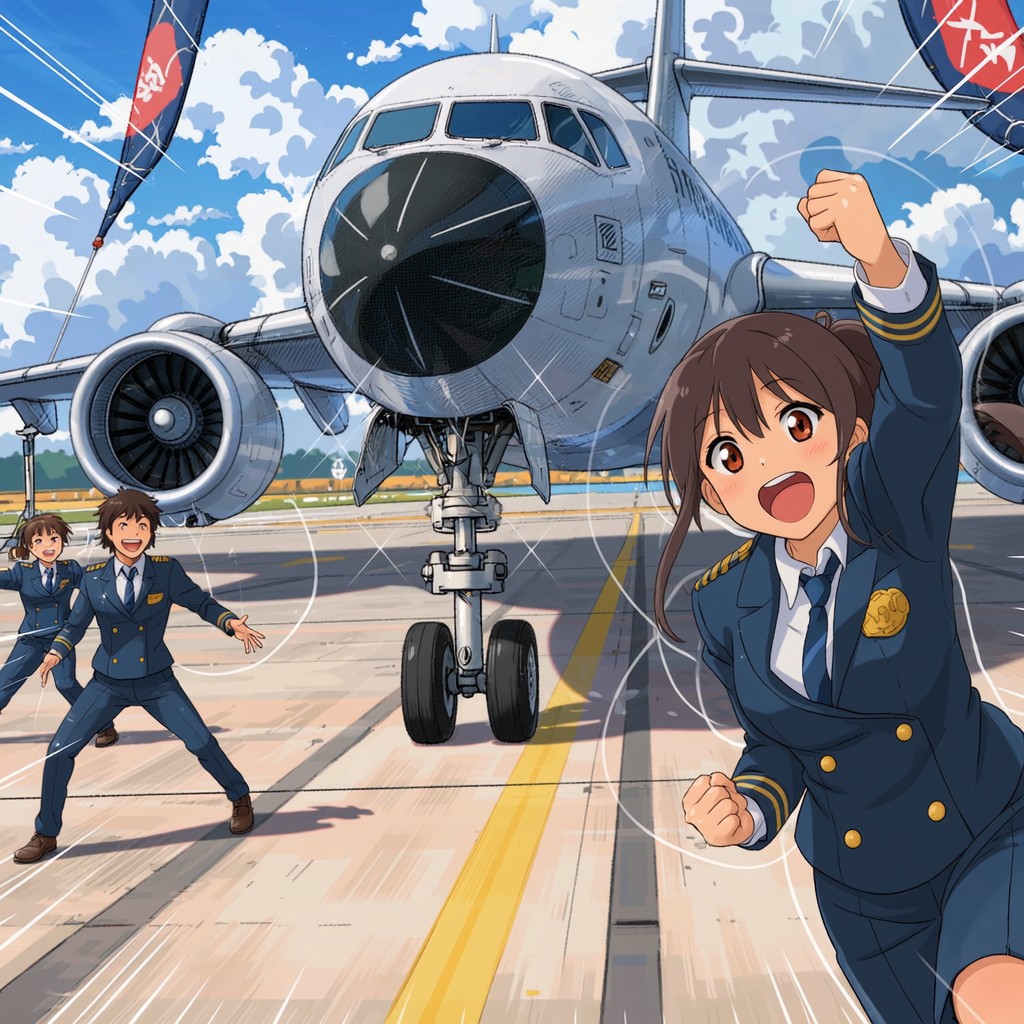 Plane Racing Anime Free Aviation Anime Adventure Image - Anime, Manga, Aircraft | Download ...