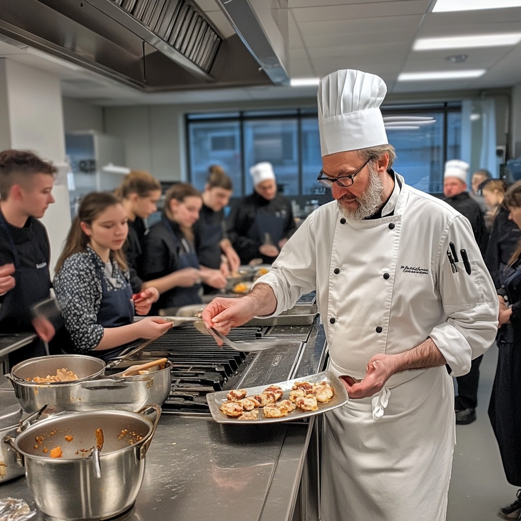 Free Chef teaching students Image - Chef, Students, Cooking | Download ...