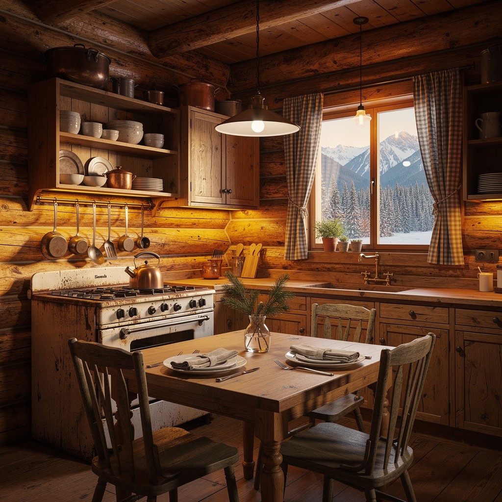 Free Cozy Cabin Kitchen Image - Kitchen, Cabin, Rustic | Download at ...