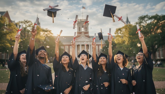 Free Joyful Graduation Celebration Image - Graduation, Celebration ...