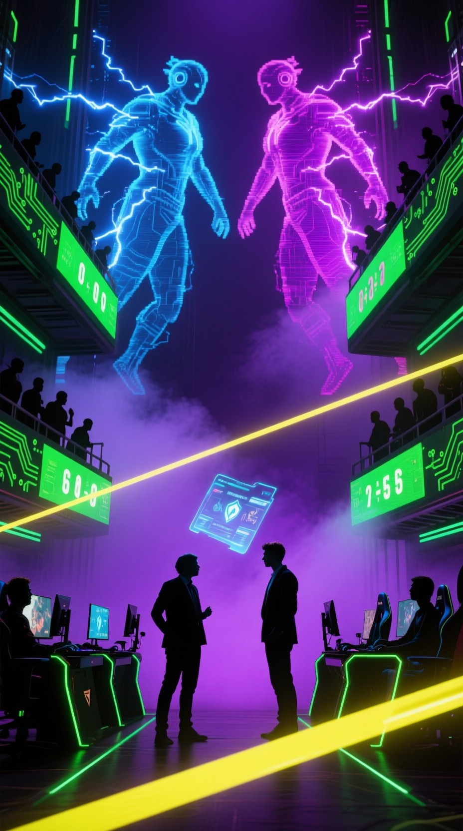 Mult Level Arenas Free Digital Duel Arena Image - Esports, Cyberpunk, Gamers | Download ...