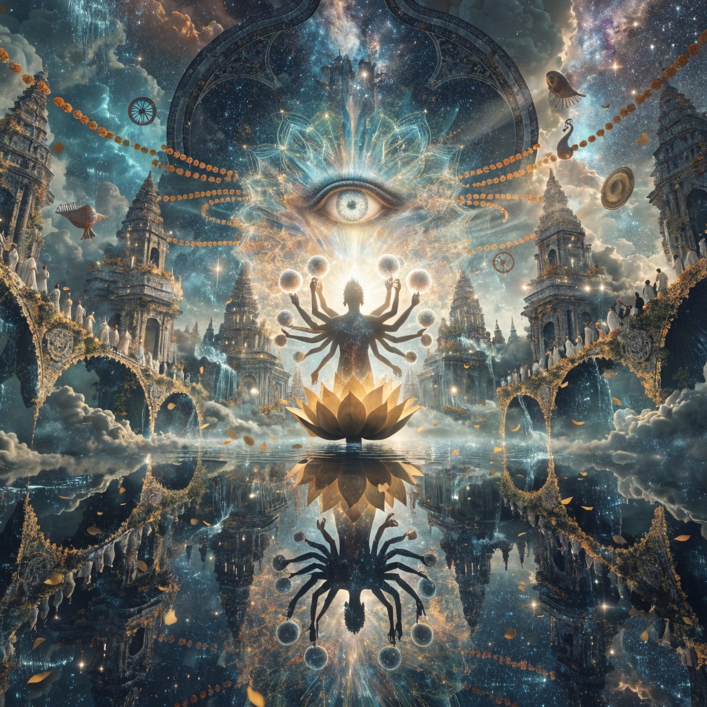 Free Cosmic Divine Dreamscape Image - Deity, Cosmic, Lotus | Download ...
