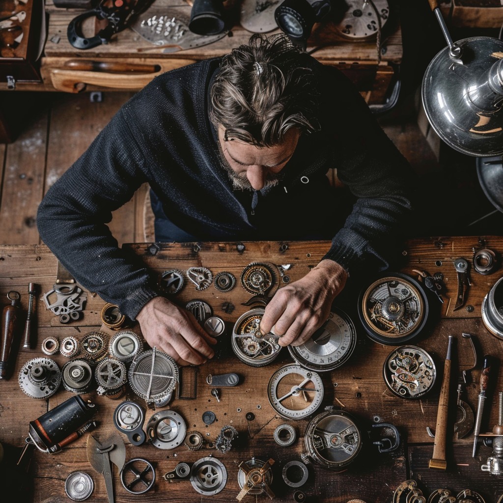 Free Watchmaker at Work Image - Artisan, Craftsmanship, Watchmaker ...
