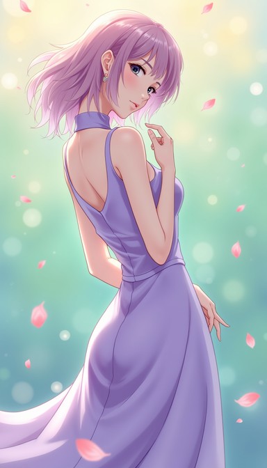 Over The Shoulder Pose Anime