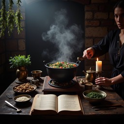 Consuming Ritual Free Ancient Kitchen Ritual Image - Cauldron, Medieval, Gothic ...