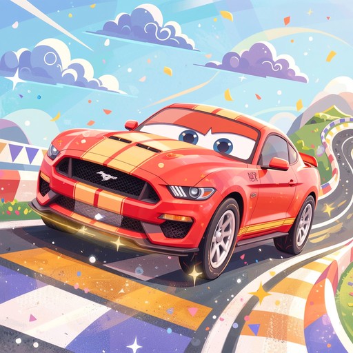 Red Racing Background Cartoons Free Racing Red Champion Image - Car, Racing, Illustration | Download ...