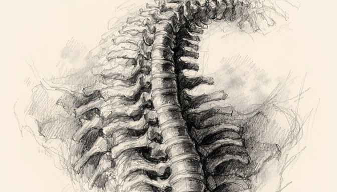 Free Spine Pencil Sketch Image - Spine, Anatomy, Sketch | Download at ...