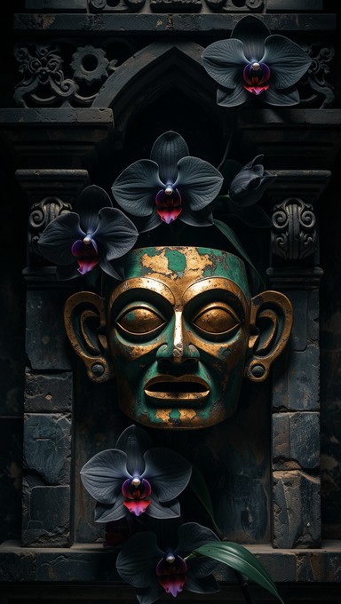 Free Ancient Golden Mask Image - Mask, Golden, Ancient | Download at ...