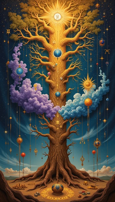 Free Cosmic Tree Illuminated Image - Mystical, Tree, Cosmic | Download ...