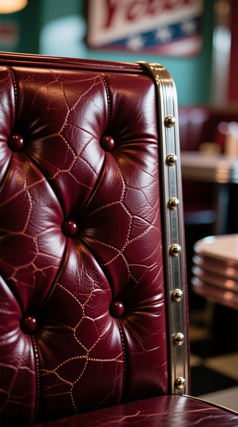 Free Classic Vinyl Detail Image - Burgundy, Vinyl, Diner | Download at ...