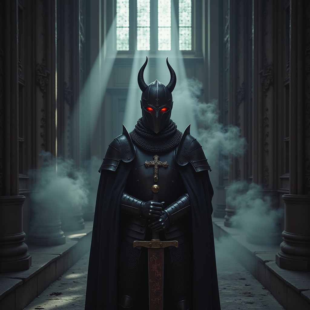 Free Demonic Cathedral Guardian Image - Gothic, Knight, Darkness ...