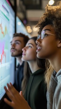 Free Students analyzing data Image - Students, Education, Technology ...