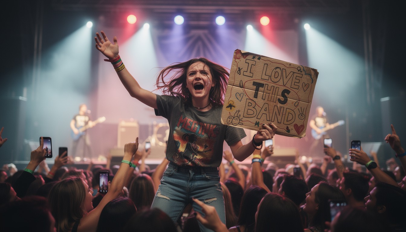 Fans Consert Free Concert Fan Energy Image - Concert, Teenager, Fan | Download at ...