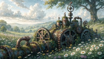 Free Nature Reclaims Machinery Image - Mechanical, Gears, Machinery ...