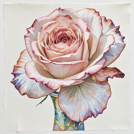 Free Vintage Rose Portrait Image - Flower, Rose, Vintage | Download at ...