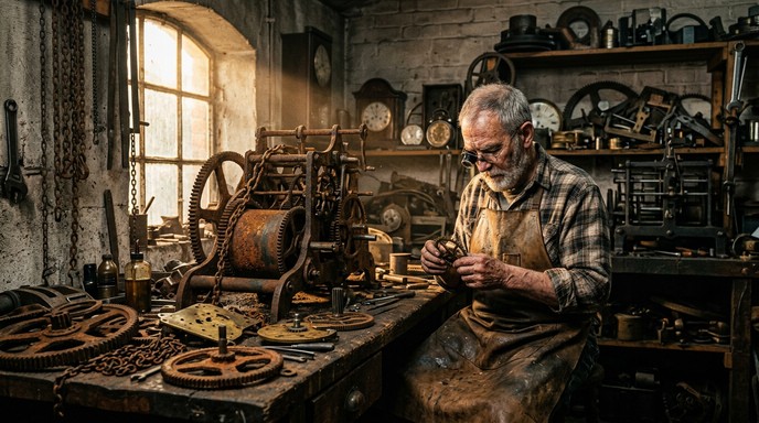 Restoring Time Free Restoring Time's Treasures Image - Craftsman, Clockmaker ...