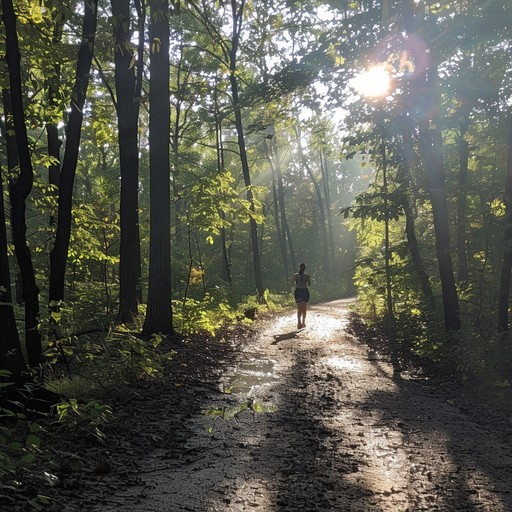 Free Misty Forest Run Image - Forest, Morning, Jogger | Download at ...