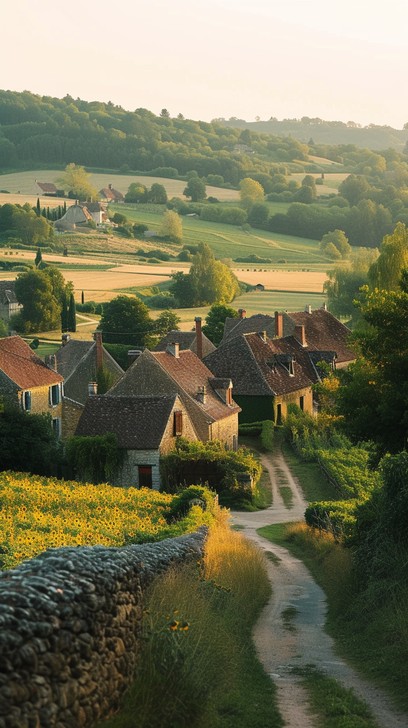 Village Multi Rustic Free Rustic Village Charm Image - Village, Countryside, Sunrise ...