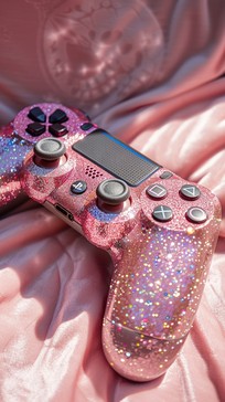 Pink Badazzled Controller Free Sparkling Pink Controller Image - Gaming, Controller, Pink ...