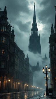Free Gothic Spire Emerges Image - Gothic, Spire, Fog | Download at ...