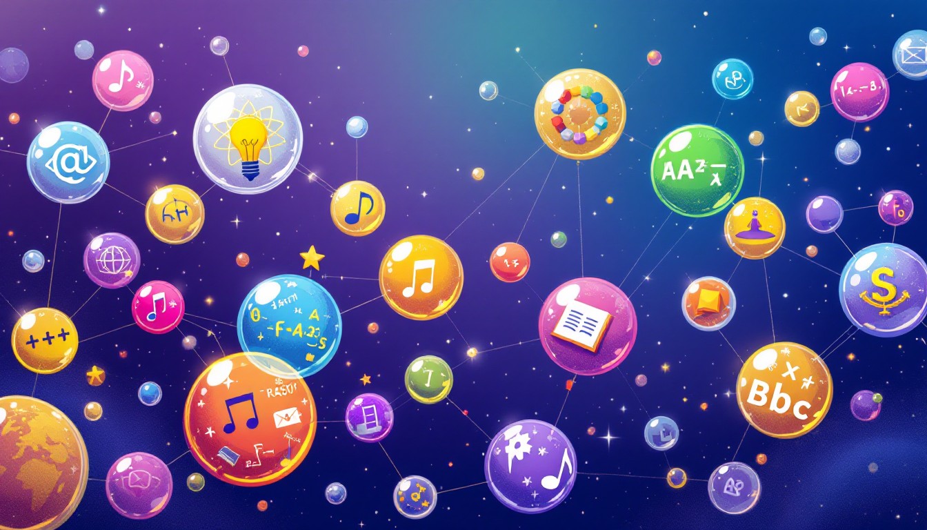 Free Vibrant Learning Network Image - Education, Knowledge, Bubbles ...