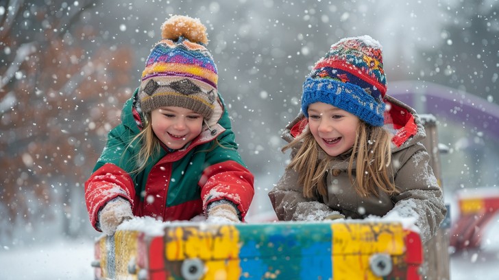 Sled Riding Images Free Winter Fun Ride Image - Winter, Children, Sledding | Download at ...