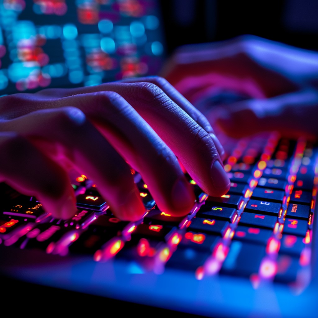 Free Nighttime Coding Session Image - Coding, Technology, Keyboard ...