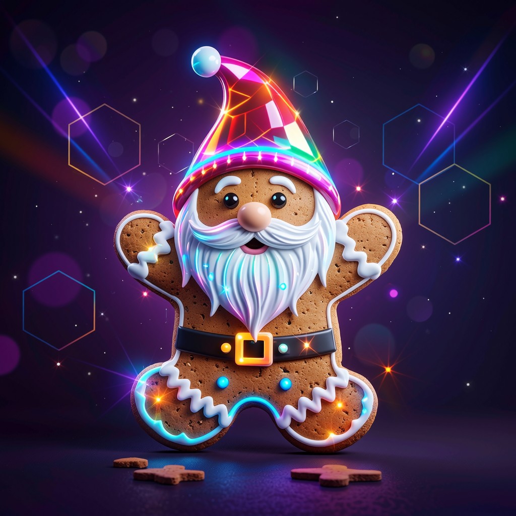 Free Cyberpunk Gingerbread Gnome Image - Gingerbread, Gnome, Cyberpunk ...