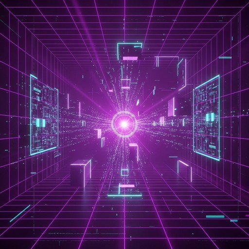 Violet Computer Interface Free Violet Digital Grid Image - Cyberpunk, Violet, Grid | Download at ...