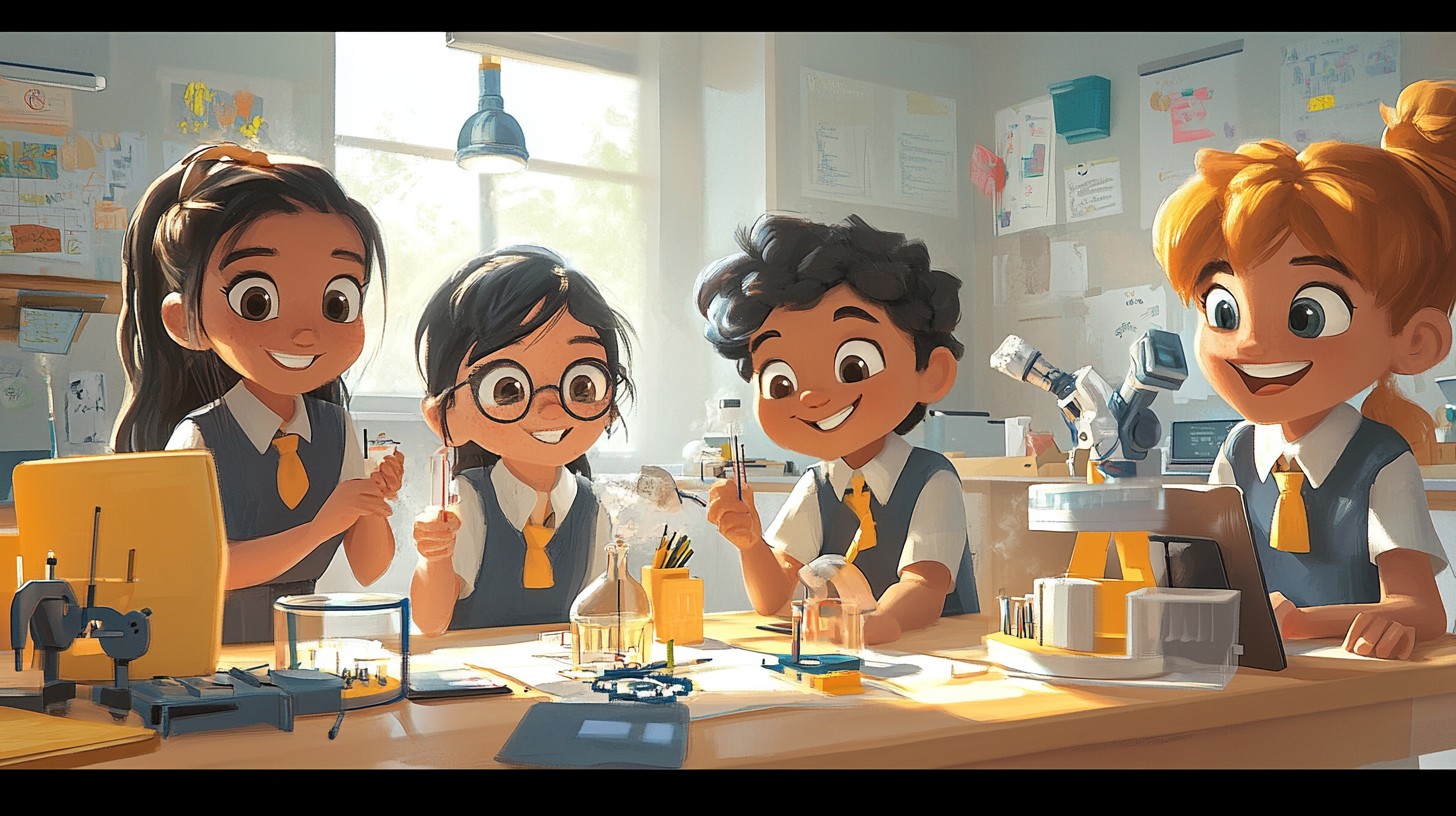 Free Joyful Science Class Image - Students, Science, Classroom ...