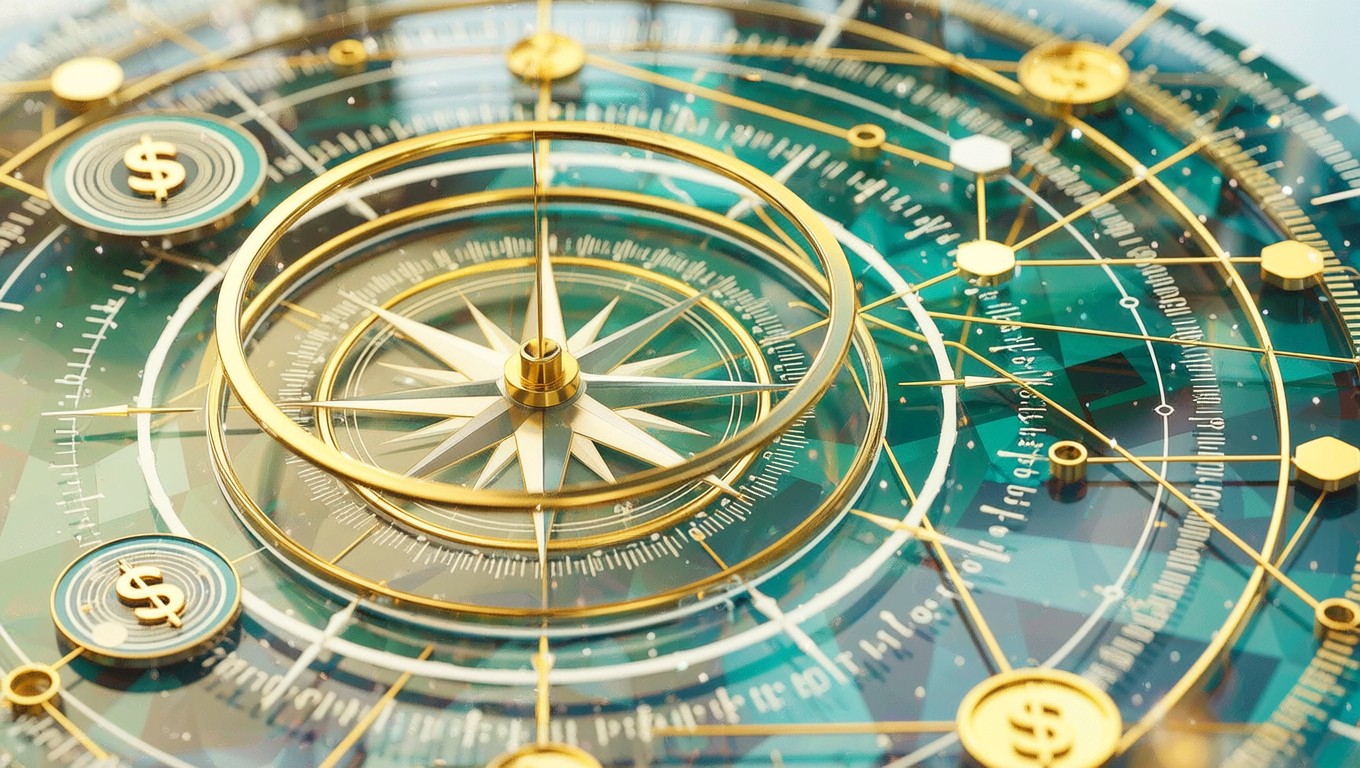 Free Golden Prosperity Compass Photo - Wealth, Prosperity, Compass ...