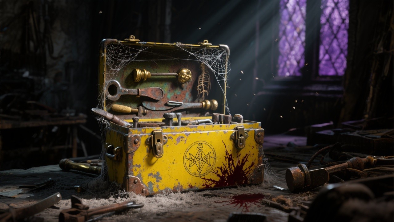 Secular Tools Free Forgotten Sacred Tools Image - Toolbox, Yellow, Gothic | Download ...