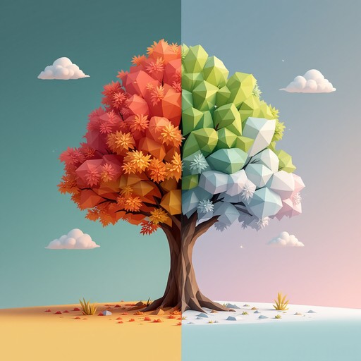 Free Four Seasons Tree Image - Tree, Seasons, Geometric | Download at ...